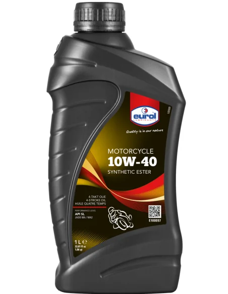 Olie Eurol 10W40 4T synthetische olie (1 liter)