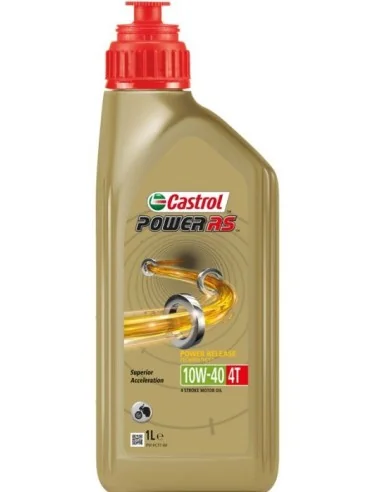 Olie Castrol Power RS 4T 10W-40 - fles à 1 liter