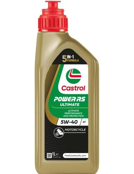 Olie Castrol RS Racing 4T 5W-40 - fles à 1 liter