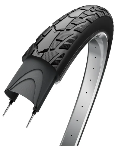 Buitenband Edge Performance Basic 28 x 1.40"/ 37-622 - zwart met reflectie
