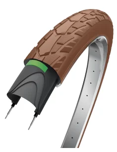 Buitenband Edge Performance Protect 28 x 1.75" / 47-622 - Bruin met reflectie