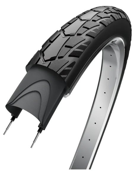 Buitenband Edge Performance Tour 28 x 1 1/2" / 40-635 - Zwart met witte streep