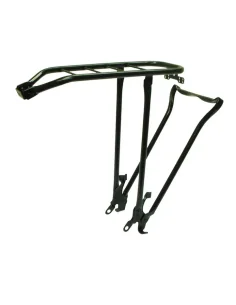 Achterdrager Steco 28" Tour met klapstandaard - zwart glans