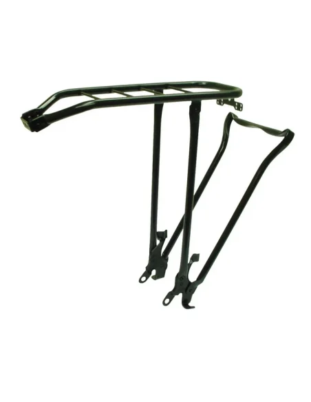 Achterdrager Steco 28" Tour met klapstandaard - zwart glans