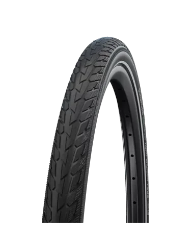 Buitenband Schwalbe Road Cruiser Plus PunctureGuard 28 x1.75" / 47-622 - zwart met reflectie