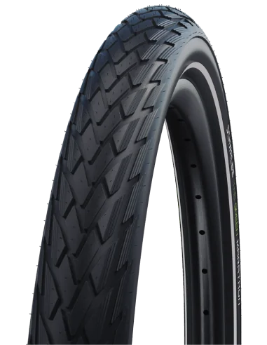 Buitenband Schwalbe Green Marathon GreenGuard 28 x 1.00" / 25-622mm - zwart met reflectie