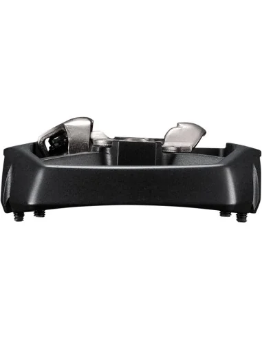 Pedaalset Shimano Deore XT T8000 met platform en enkelzijdige SPD binding - zwart