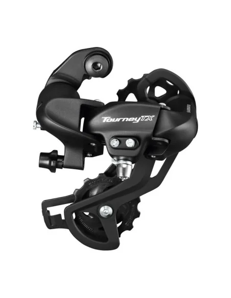 Achterderailleur 7/8-speed Shimano Tourney TX800 met padbevestiging - zwart (werkplaatsverpakking)