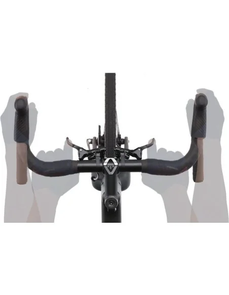 Versteller (links) met remhendel 2x11 speed Shimano GRX Di2 ST-RX815