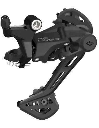 Achterderailleur 9 speed Shimano CUES RD-U4020 - met lange kooi - Zwart