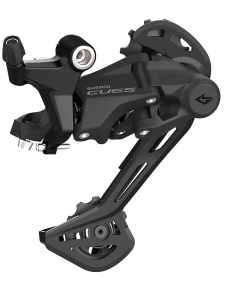 Achterderailleur 9 speed Shimano CUES RD-U4020 - met lange kooi - Zwart