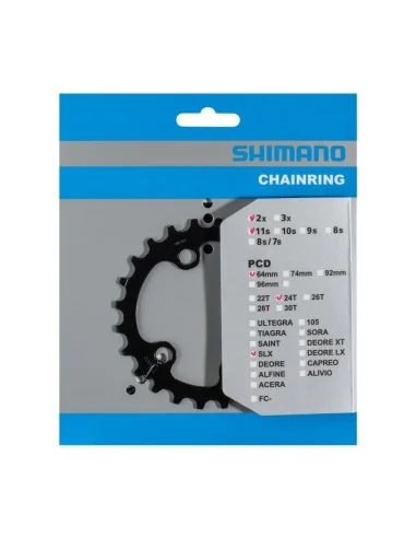 Kettingblad 28T Shimano SLX FC-M7000 2x11 speed - zwart