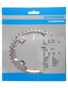 Kettingblad 36T Shimano Deore FC-M532 - zilver 2