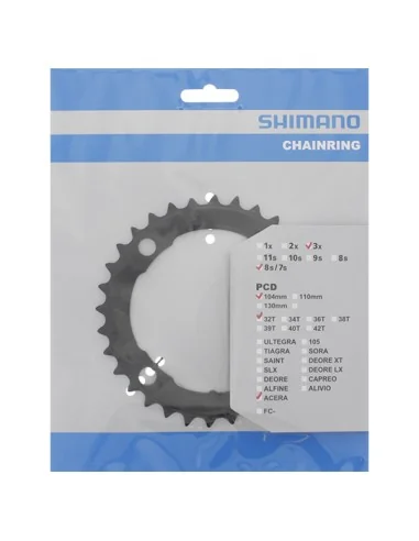 Kettingblad 32T Shimano Acera FC-M361 - zwart