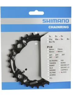 Kettingblad 30T Shimano Alivio FC-M4000 2