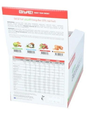 BYE! Endurance bar caramel / himalaya salt - 40 gram (doos à 30 stuks)