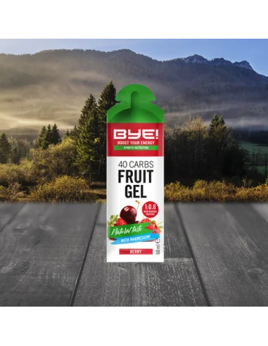 BYE! 40 Carbs Fruit Gel Berry (doos á 12 stuks)
