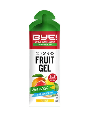 BYE! 40 Carbs Fruit Gel Citrus (doos á 12 stuks)