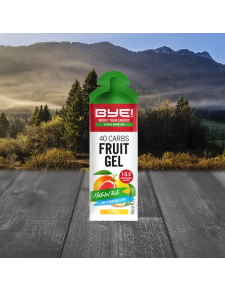 BYE! 40 Carbs Fruit Gel Citrus (doos á 12 stuks)