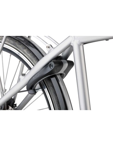 Ringslot Axa Victory Retractable met uitneembare sleutel - grijs/zwart