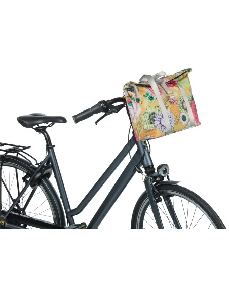 Stuurtas Basil Bloom Field KF-hook 11 liter 29 x 15 x 26 cm - honey yellow