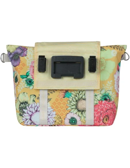 Stuurtas Basil Bloom Field KF-hook 11 liter 29 x 15 x 26 cm - honey yellow