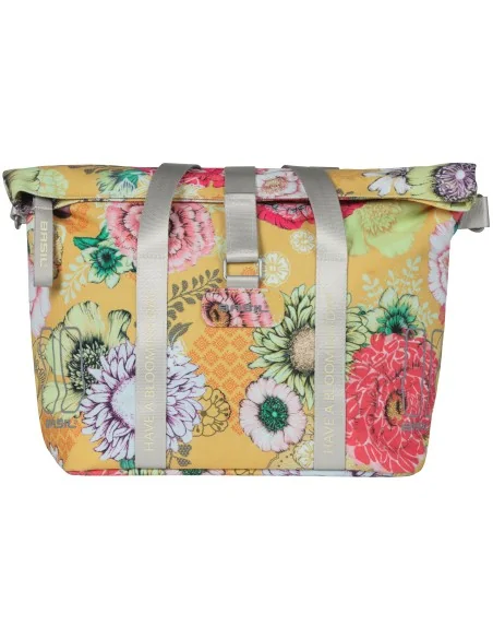 Stuurtas Basil Bloom Field KF-hook 11 liter 29 x 15 x 26 cm - honey yellow