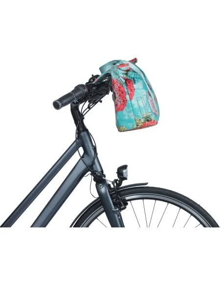 Stuurtas Basil Bloom Field KF-hook 11 liter 29 x 15 x 26 cm - sky blue