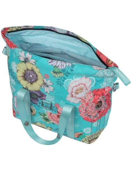 Stuurtas Basil Bloom Field KF-hook 11 liter 29 x 15 x 26 cm - sky blue