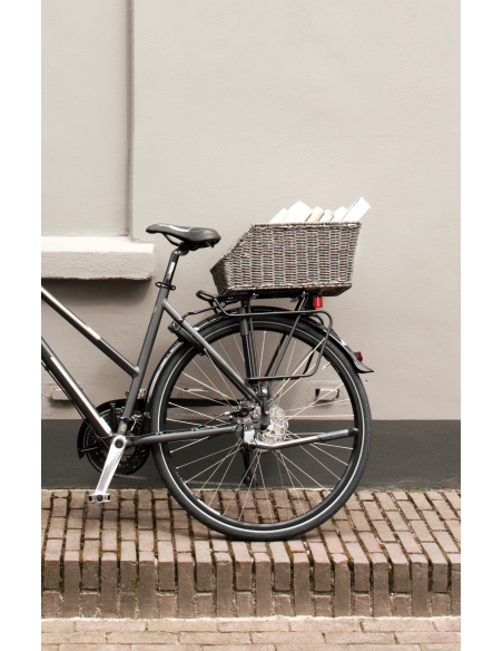 Fietsmand Basil Cento Rattan Look met dragerbevestiging 47 x 34 x 22 cm - nature brown