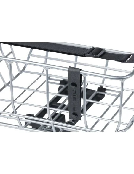 Fietsmand Basil Portland Rear MIK 25 liter 43 x 36 x 22 cm - chroom