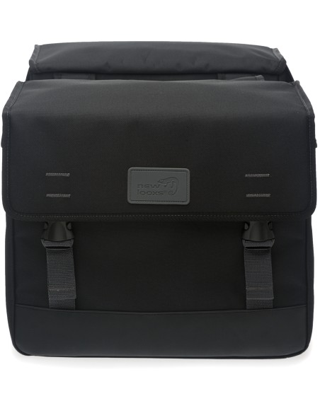 Dubbele fietstas New Looxs Origin Double 39 liter 35 x 33 x 15 cm - zwart