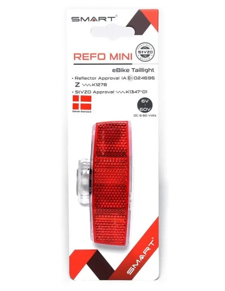 Dragerachterlicht Refo mini 50/80 mm batterij