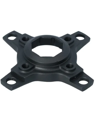 Crank spider Miranda voor Brose Boost motor 4-arm Bcd 58/104 mm - aluminium zwart