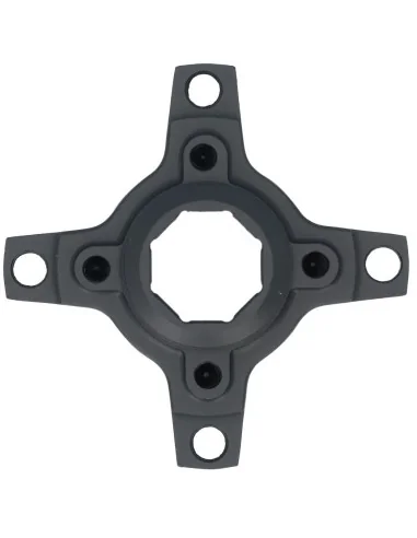 Crank spider Miranda voor Brose Boost motor 4-arm BCD 55/104 mm - aluminium zwart
