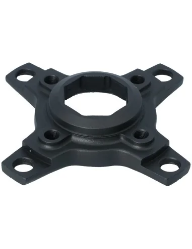 Crank spider Miranda voor Brose Boost motor 4-arm BCD 55/104 mm - aluminium zwart