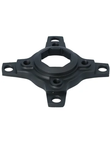 Crank spider Miranda voor Brose Boost motor 4-arm BCD 55/104 mm - aluminium zwart