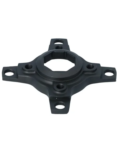 Crank spider Miranda voor Brose Boost motor 4-arm BCD 55/104 mm - aluminium zwart