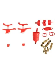 Ontluchtingsset schijfrem Edge  Luxe - met metalen adapterset