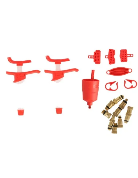 Ontluchtingsset schijfrem Edge Luxe - met metalen adapterset