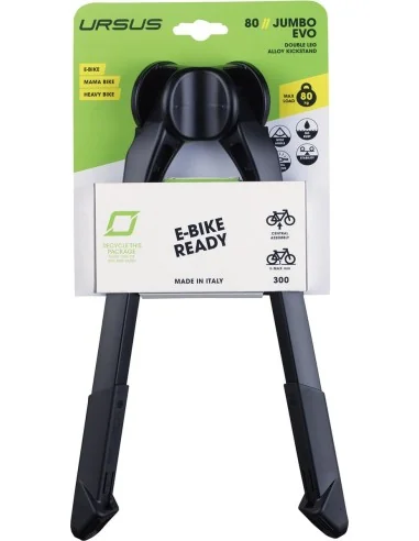 Middenstandaard 28" Ursus Jumbo EVO met bumper - max. 300 mm - zwart