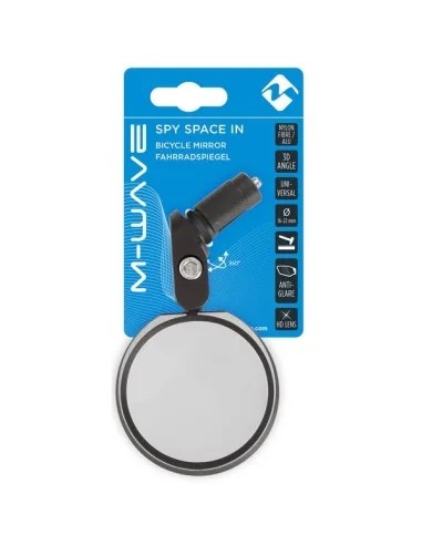 Fietsspiegel M-Wave Spy Space - bevestiging in de stuurbuis