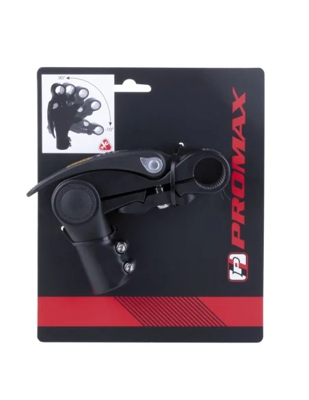 Stuurpen Promax verstelbaar met hevel 25,4 / 110 / 28,6 mm - mat zwart