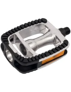 Pedalen Marwi SP-812 aluminium met anti-slip - zilver