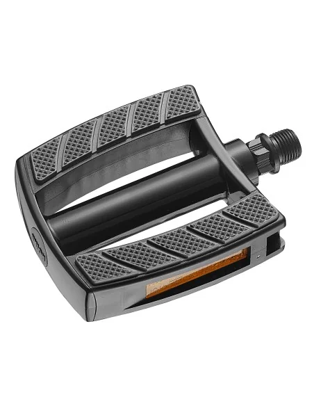 Pedalen voor E-bike Marwi SP-828 aluminium Sandblock - zwart/zwart (werkplaatsverpakking)