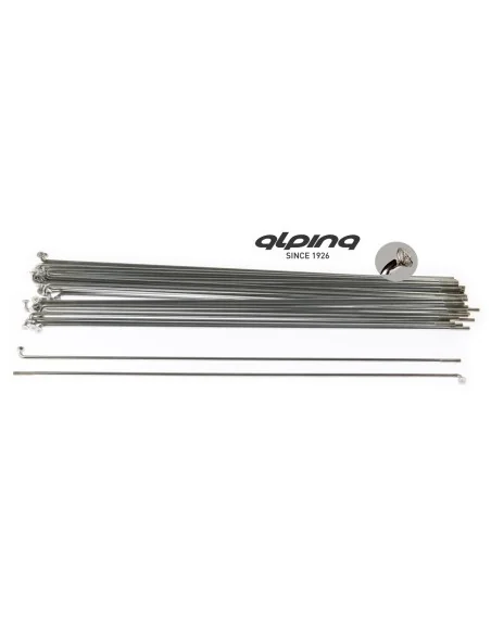 Spaken 296-13 Alpina ø2.33mm/Fg 2.6 verzinkt - zilver (gros)