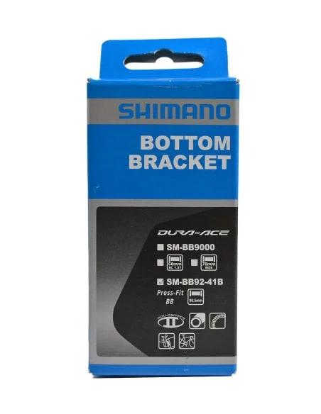 Bracket set Race Shimano Dura Ace SM-BB92 Press Fit 86,5/41mm - Zwart
