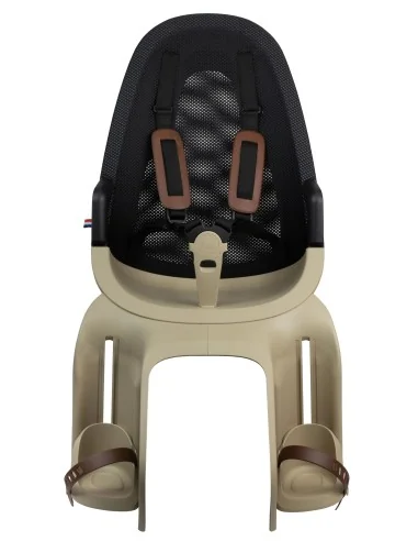 Kinderzitje achter Qibbel Air met dragerbevestiging (CFS) - cappuccino