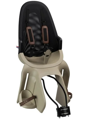 Kinderzitje achter Qibbel Air met framebevestiging (FF) - cappuccino