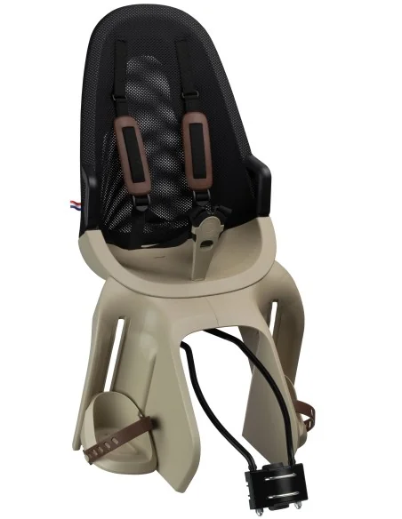 Kinderzitje achter Qibbel Air met framebevestiging (FF) - cappuccino